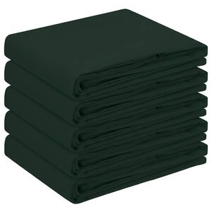 vidaXL Плат за маса 5 бр. Квадратна Тъмнозелено 90 x 90 cm Полиестер