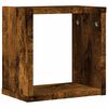 vidaXL Стени за рафтове 2 pcs Кафяво 26 x 15 x 26 cm Инженерно дърво