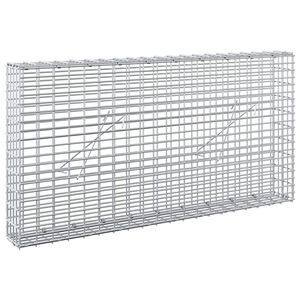 vidaXL Габион с 5 мм тел и мрежа 5x2,5 см 100x10x50 см