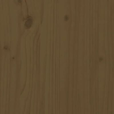 vidaXL Конзолен шкаф, меденокафяв, 90x40x78 см, борово дърво масив