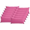 vidaXL Калъфка за възглавница 12 pcs HEERLEN Розово 40 x 80 cm