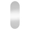 vidaXL Стенно огледало 15x40 см стъкло овално