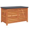 vidaXL Градинска кутия за съхранение 90x48x55 см евкалипт масив
