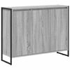 vidaXL Страничен шкаф Сив Сонома 96,5 x 30 x 75 см Инженерна дървесина