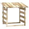 vidaXL Пергола с покрив, 100x90x100 см, импрегнирано борово дърво