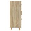 vidaXL Сайдборд, дъб сонома, 69,5x34x90 см, инженерно дърво