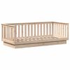 vidaXL Легло за почивка без матрак, 90x200 см, масивна дървесина, бор