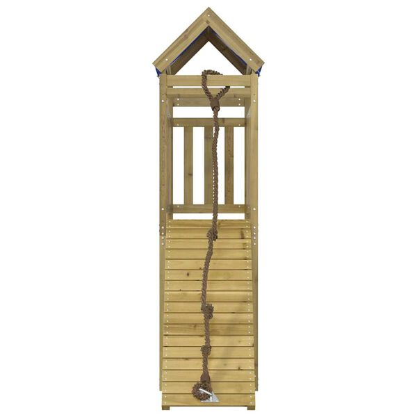 vidaXL Комбинирано детско съоръжение за игра, импрегниран бор