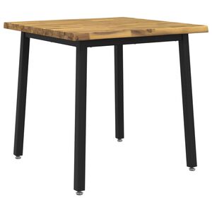 vidaXL Маса за хранене с жив ръб 60 x 55 x 75 см