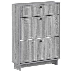 vidaXL Шкаф за обувки EDE 78 x 24 x 103 см Инженерна дървесина