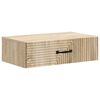 vidaXL Стенен страничен масичка 59 x 34,5 x 17 см Инженерна дървесина