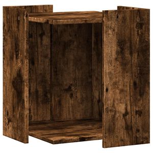 vidaXL Заграждение за котешка тоалетна 42x42x51 см инженерно дърво