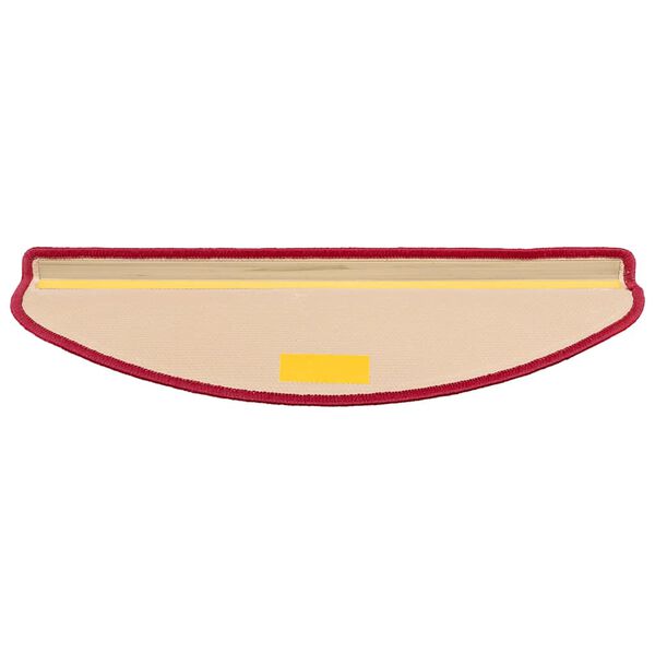 vidaXL Самозалепващи стелки за стълби, 5 бр, 65x21x4 см, червени