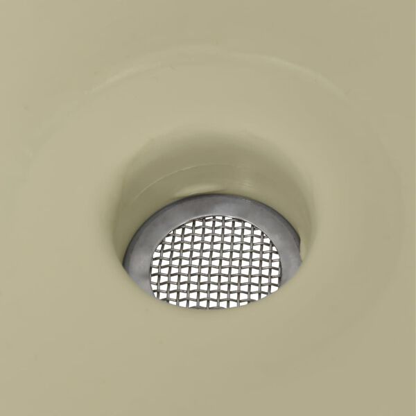 vidaXL Комплект преносими къмпинг тоалетна и мивка с резервоар за вода