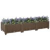 vidaXL Повдигната леха, 120x40x23 см, полипропилен