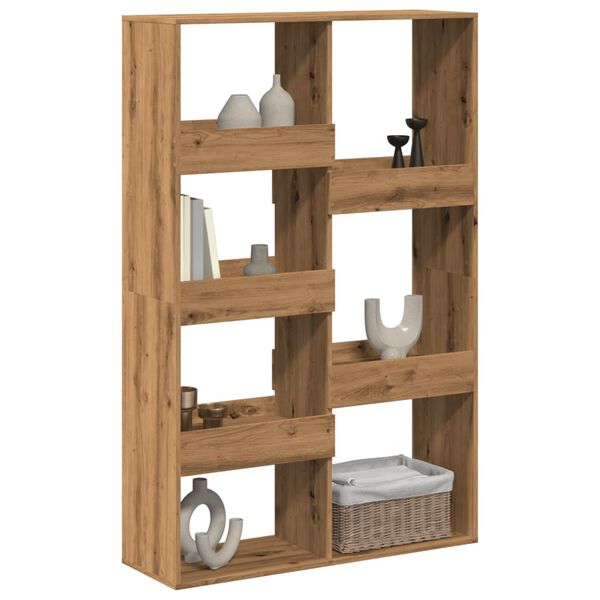 vidaXL Разделител за стая дъб артизан 100x33x155,5 см инженерно дърво