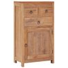 vidaXL Бюфет, 50x30x90 см, тиково дърво масив