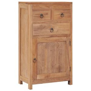 vidaXL Бюфет, 50x30x90 см, тиково дърво масив