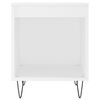 vidaXL Нощни шкафчета, 2 бр, бели, 40x35x50 см, инженерно дърво