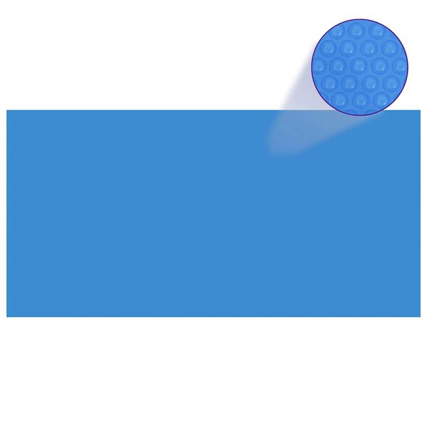 vidaXL Покривало за басейн, синьо, 600x300 см, PE