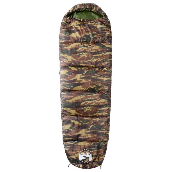 vidaXL Спален чувал тип мумия за възрастни къмпинг 3 сезона