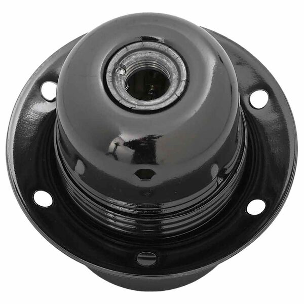 vidaXL Лампи 2 бр. лъскави черни E27