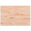 vidaXL Плот за маса 60x40x4 см правоъгълен масивен бук