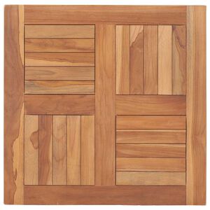 vidaXL Плот за маса, тиково дърво масив, 60x60x2,5 cм