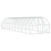 vidaXL Кокошарник Сребристо 1000 x 300 x 200 см Поцинкована стомана