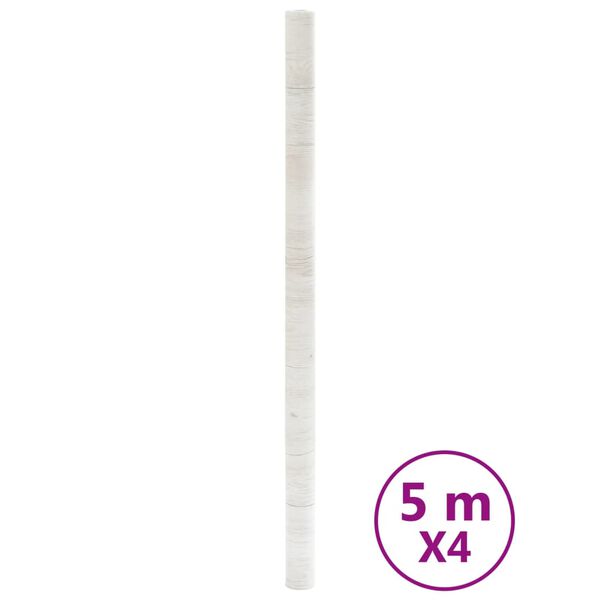 vidaXL Стикери за мебели, самозалепващи, дървена визия, 90x500 см, PVC