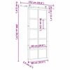 vidaXL Преплъзваща се врата Кафяво 80 x 208 см Борово дърво масив