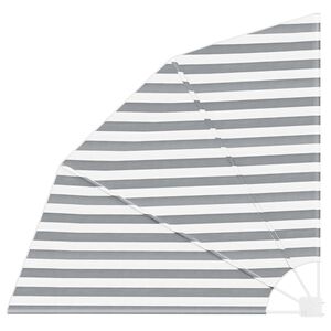 vidaXL Прозорец за балкон 140 x 140 cm Полиестер Антрацит и бяло