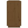 vidaXL Сайдборд, меденокафяв, 100x40x75 см, бор масив