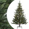 vidaXL Изкуствено коледно дърво с хингед 180 см 300 LED светодиода