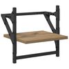 vidaXL Комплект стенни рафтове с рафт 6 pcs Дъб 100 x 25 x 30 cm