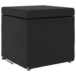 vidaXL Стук Черно 41 x 41 x 40 см Искусствена и инженерна дървесина