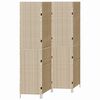 vidaXL Разделител за стая Бежово 195 x 200 cm полиратан
