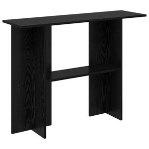 vidaXL Конзолна маса Черен дъб 100 x 30 x 75 см Инженерна дървесина
