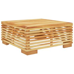 vidaXL Градинска масичка за кафе 69,5x69,5x31 см тиково дърво масив