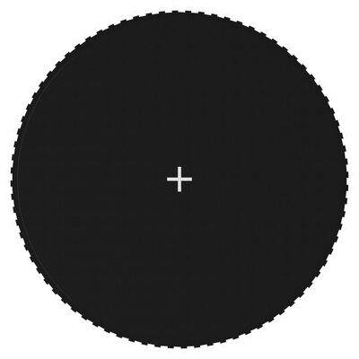 vidaXL Отскачаща повърхност за кръгъл батут 14 Ft/4,27 м черен текстил