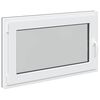 vidaXL Прозорец за мазе RISOR 100 x 50 cm PVC и стъкло Антрацит