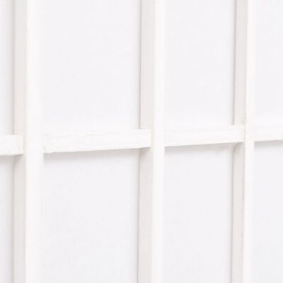 vidaXL Параван за стая, 6 панела, японски стил, 240х170 cм, бял