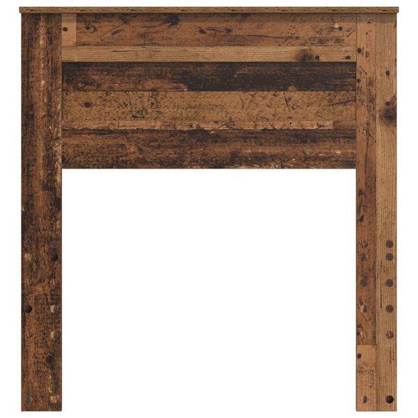 vidaXL Облегалка за глава Старо дърво 80 cm Инженерно дърво