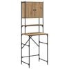 vidaXL Шкаф за пералня Дъб артизан 68 x 48,5 x 194 см