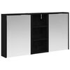 vidaXL Комплект шкафове за баня 3 бр. 116 x 16 x 62,5 см