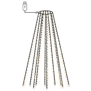 vidaXL Коледни лампички мрежа със 150 LED 150 см
