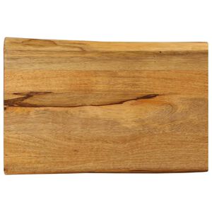 vidaXL Плот за маса, 50x40x2,5 см, жив ръб, масивно дърво манго