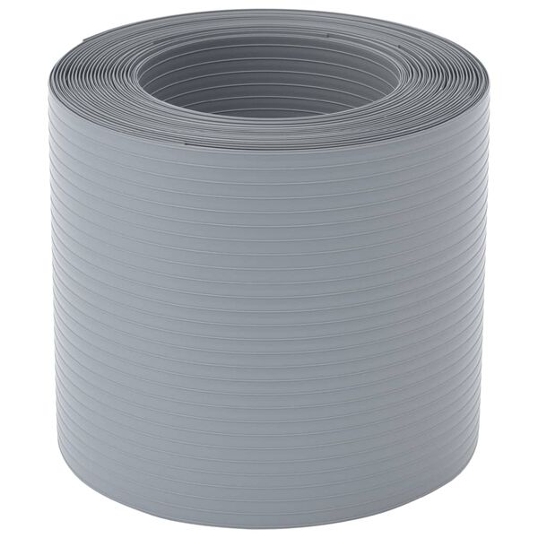 vidaXL Ленти за покриване на огради 10 бр сив 252,5x19 см PVC