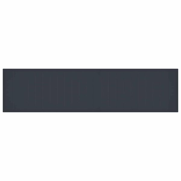 vidaXL Градински комплект за хранене с възглавници 17 pcs Антрацит ПП