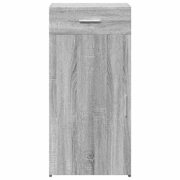 vidaXL Бюфет, сив сонома, 45x42,5x93 см, инженерно дърво